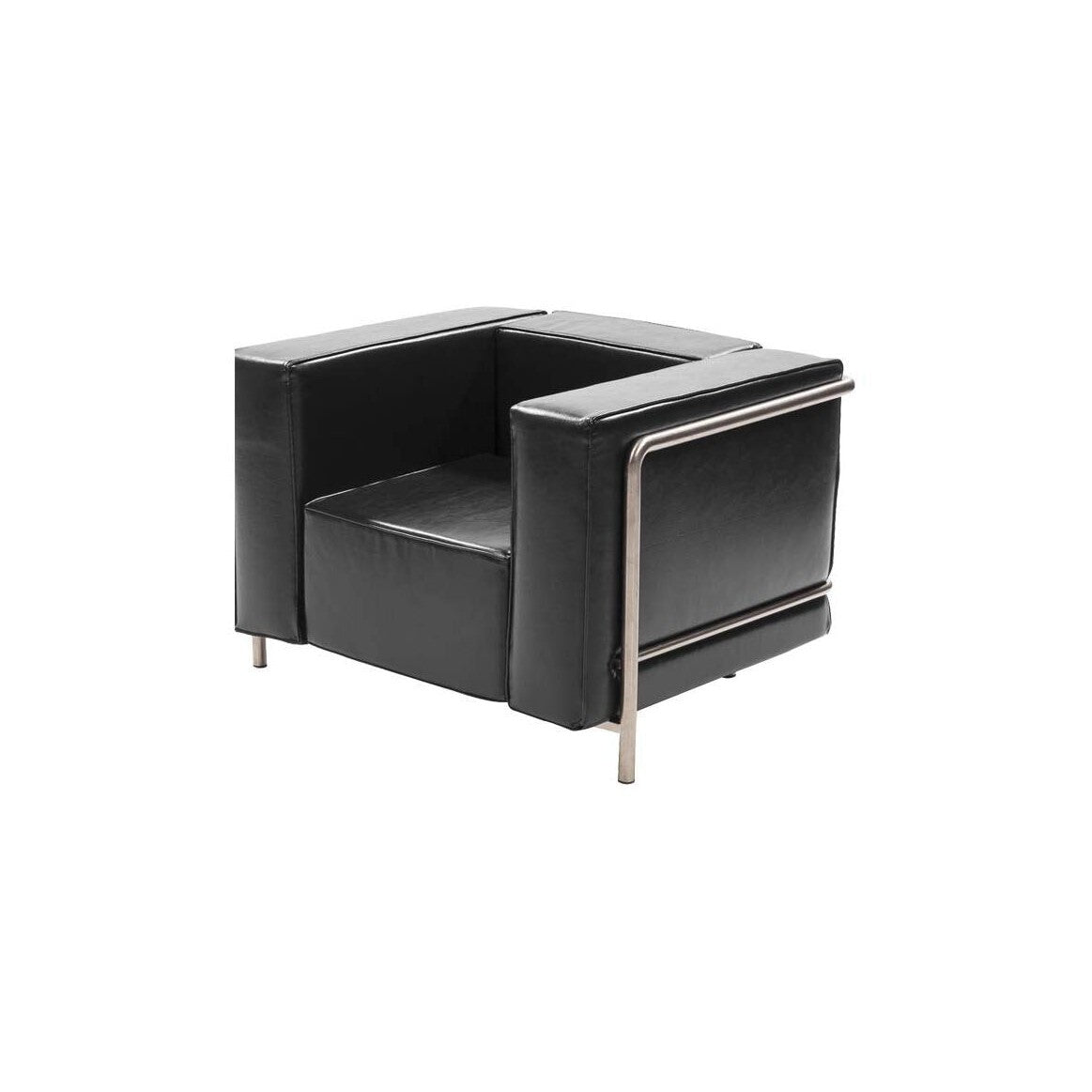 Steel armchair