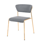 Lisa brass chair