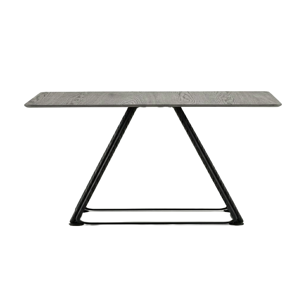 Lunar coffee table black 069x069 white - Unit
