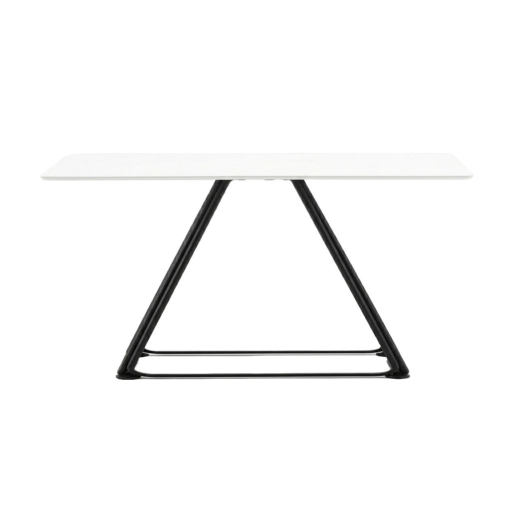 Lunar coffee table black 069x069 white - Unit