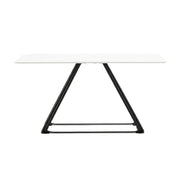 Lunar coffee table black 069x069 white - Unit