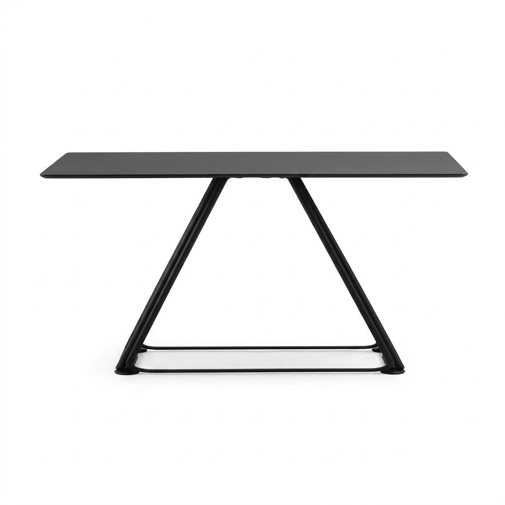 Lunar coffee table black 069x069 white - Unit