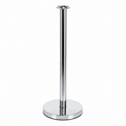 Chrome Locri stanchion for rope barrier