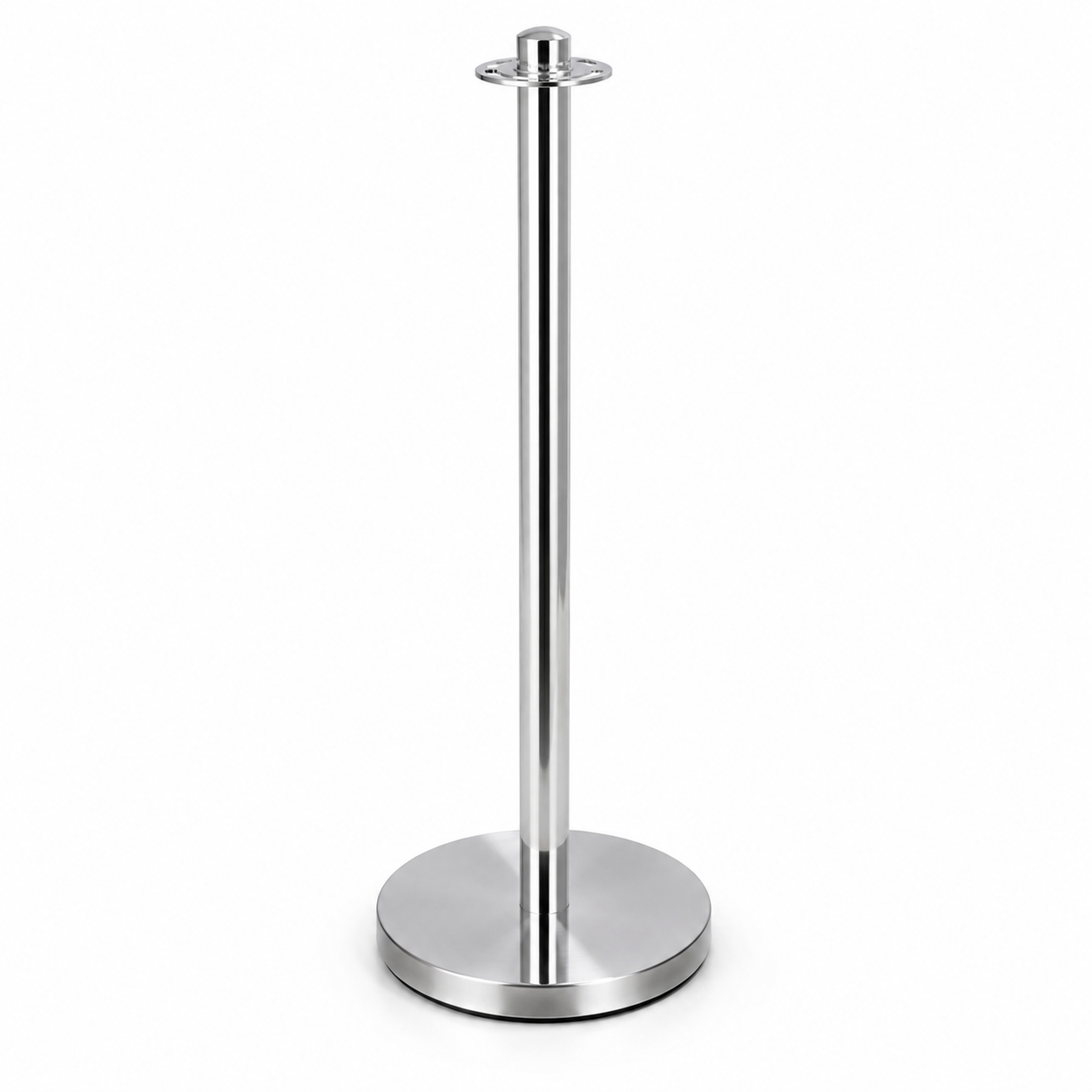Chrome Stanchion Crowd Control - Unit
