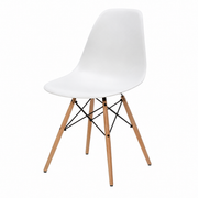 Chaise Plastic Sidechair Wood