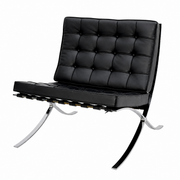 Barcelona armless chair