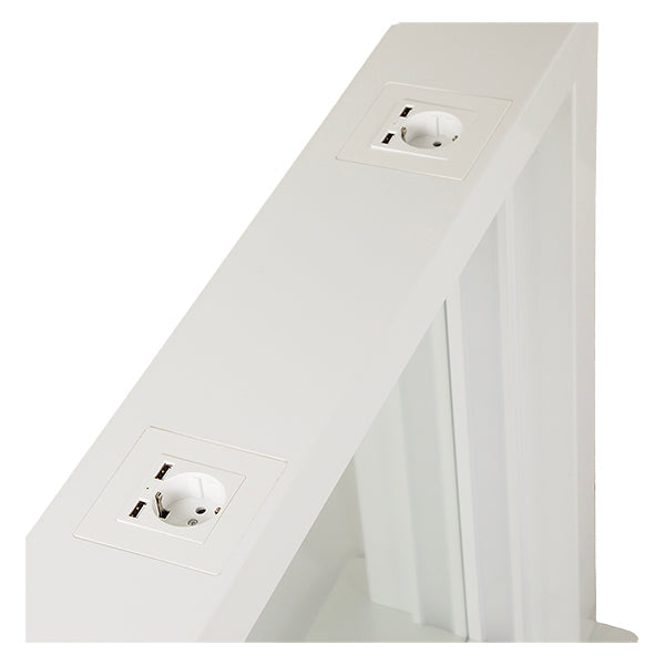 Lighted makeup mirror - connected