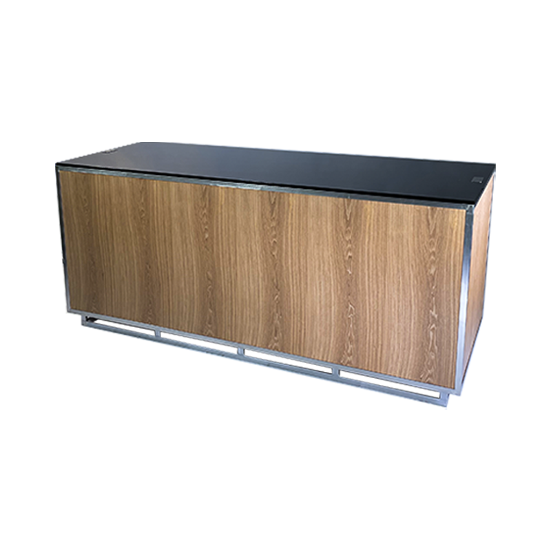 MODB111420P04 Buffet Up 200x80 H90 bois top noir