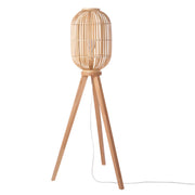 Bamboo Arc Floor Lamp