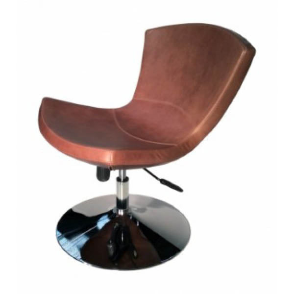 Memphis leather armchair