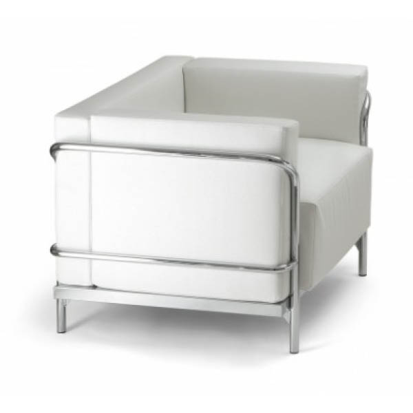 White Mykonos Armchair - Unit
