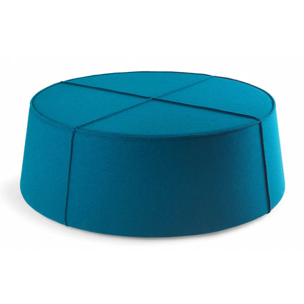 Olli XXL Dark Red Pouf - Unit