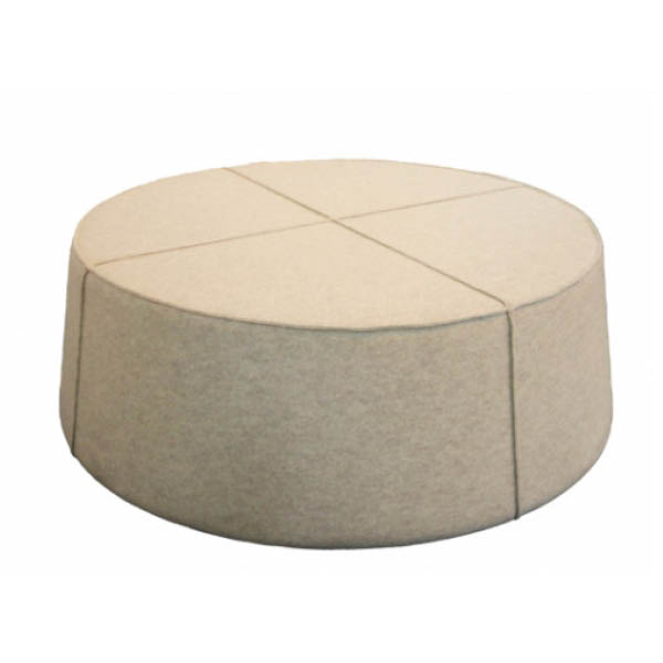 Olli XXL Dark Red Pouf - Unit