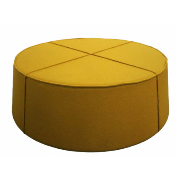 Pouf Olli XXL rouge foncé - Unité