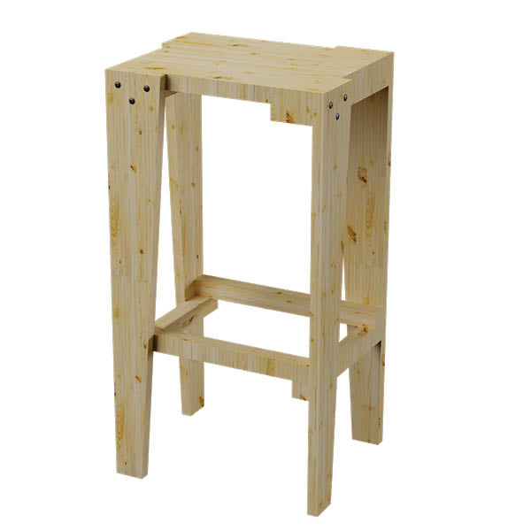 Tabouret haut - Eco