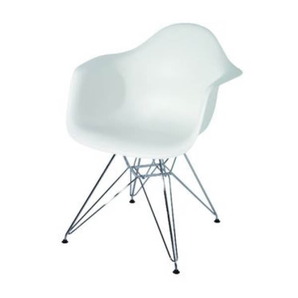 Chaise avec accoudoirs Plastic Armchair