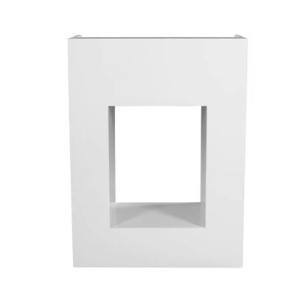 White wind music stand