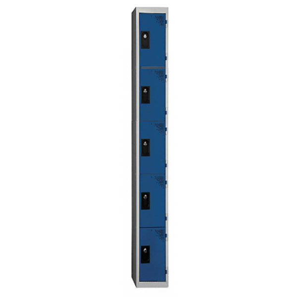 Locker column with padlock