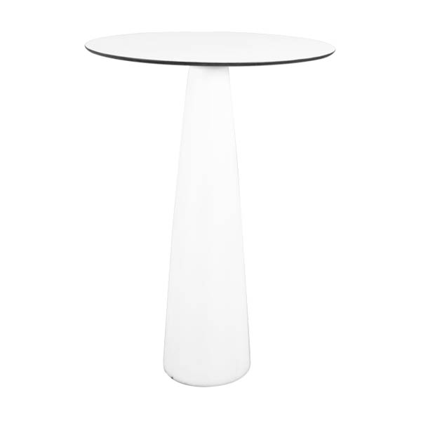 Table haute Palermo 110 Plateau R Blanc 70