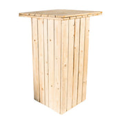 Eco tall wood table