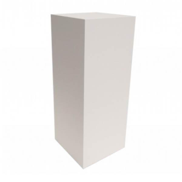 White Côme Stele 40x40x100h - Unit