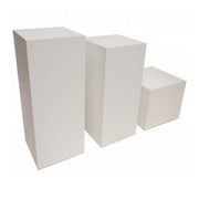Côme white stele 40x40x90cmH - Unit