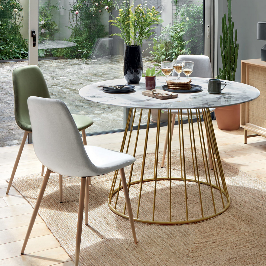 Gilded Floral Table